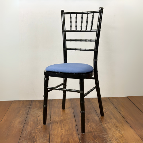 Piano Black Chiavari Wooden Chair Hire - Image 2