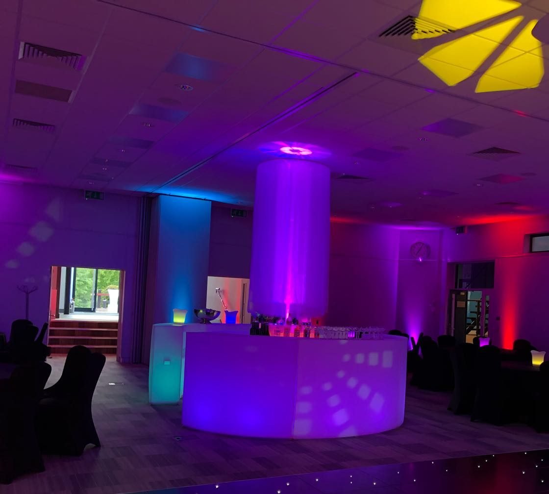 Round Curved LED Bar Panel Circle Hire Hampshire