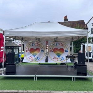 4.5m x 3m Covered Stage