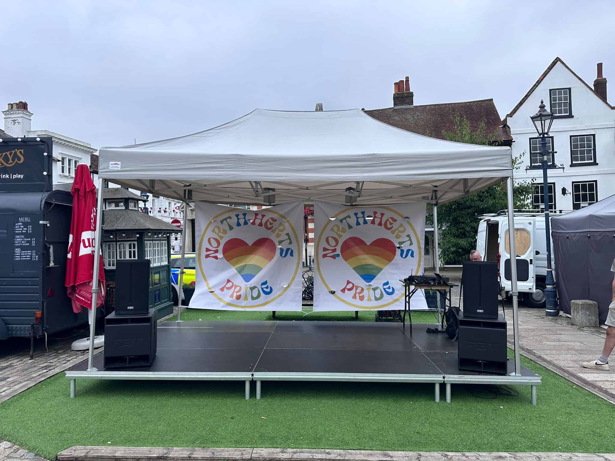 4.5m x 3m Covered Stage