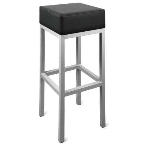 Black Cube Bar Stool