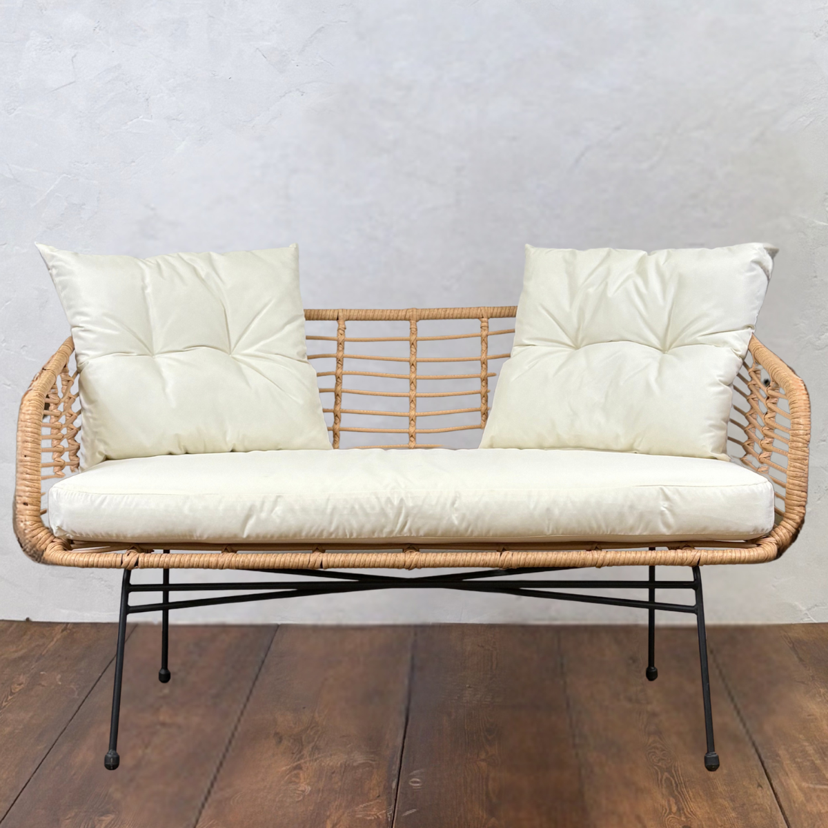 Isobel 4 Seater Outdoor Dining Set with Cushions - Image 2