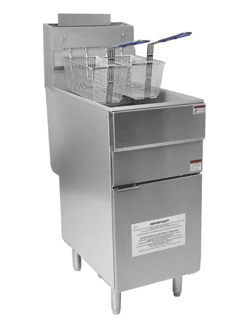 LPG Gas Twin Basket Fryer