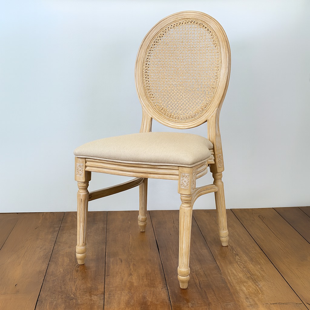 Limewash Cane Back Louis