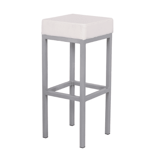 White Cube Bar Stool