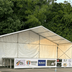 large outdoor stage hire